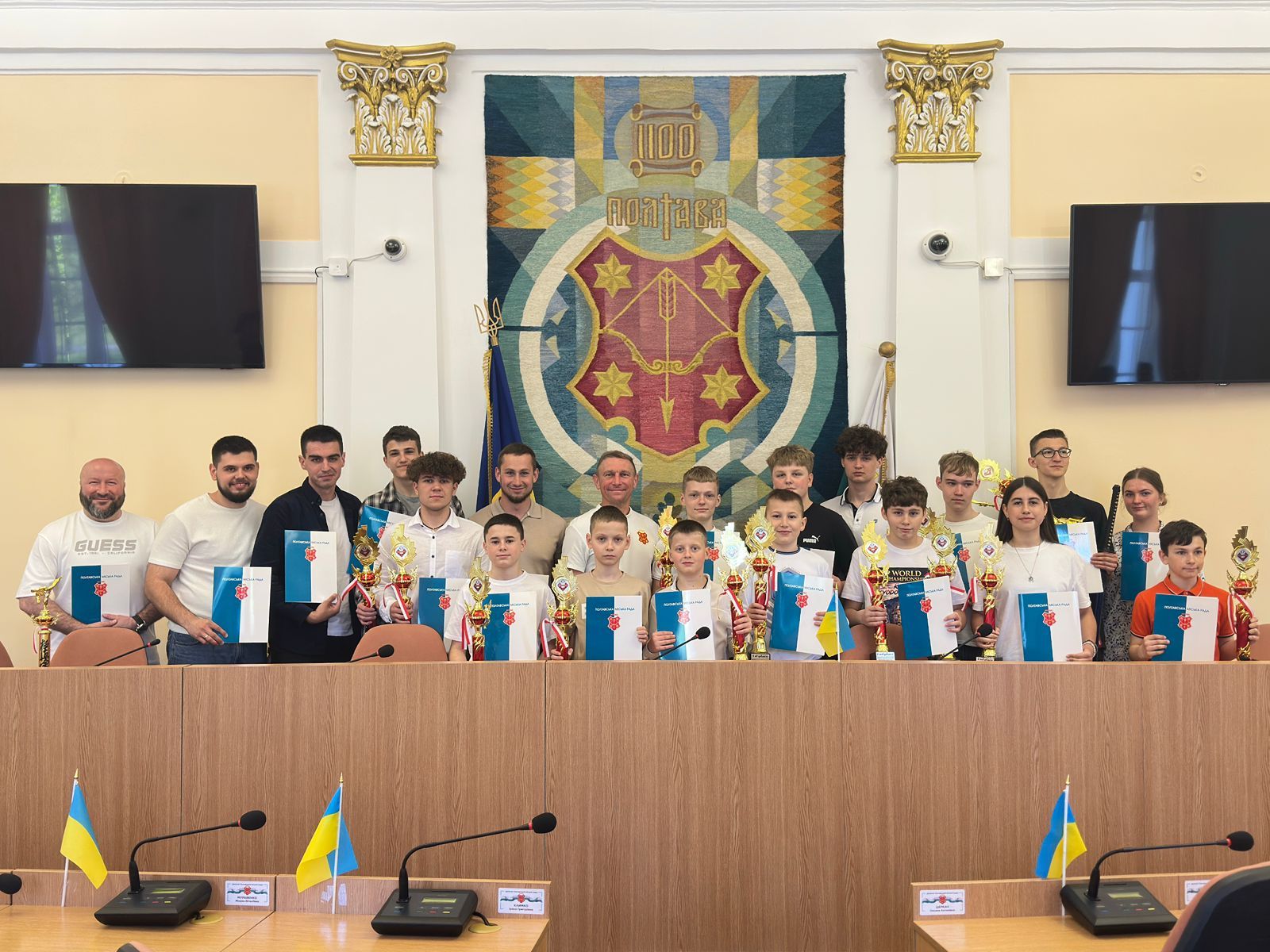 У Полтаві відзначили переможців та призерів Чемпіонату Світу з кіокушин карате