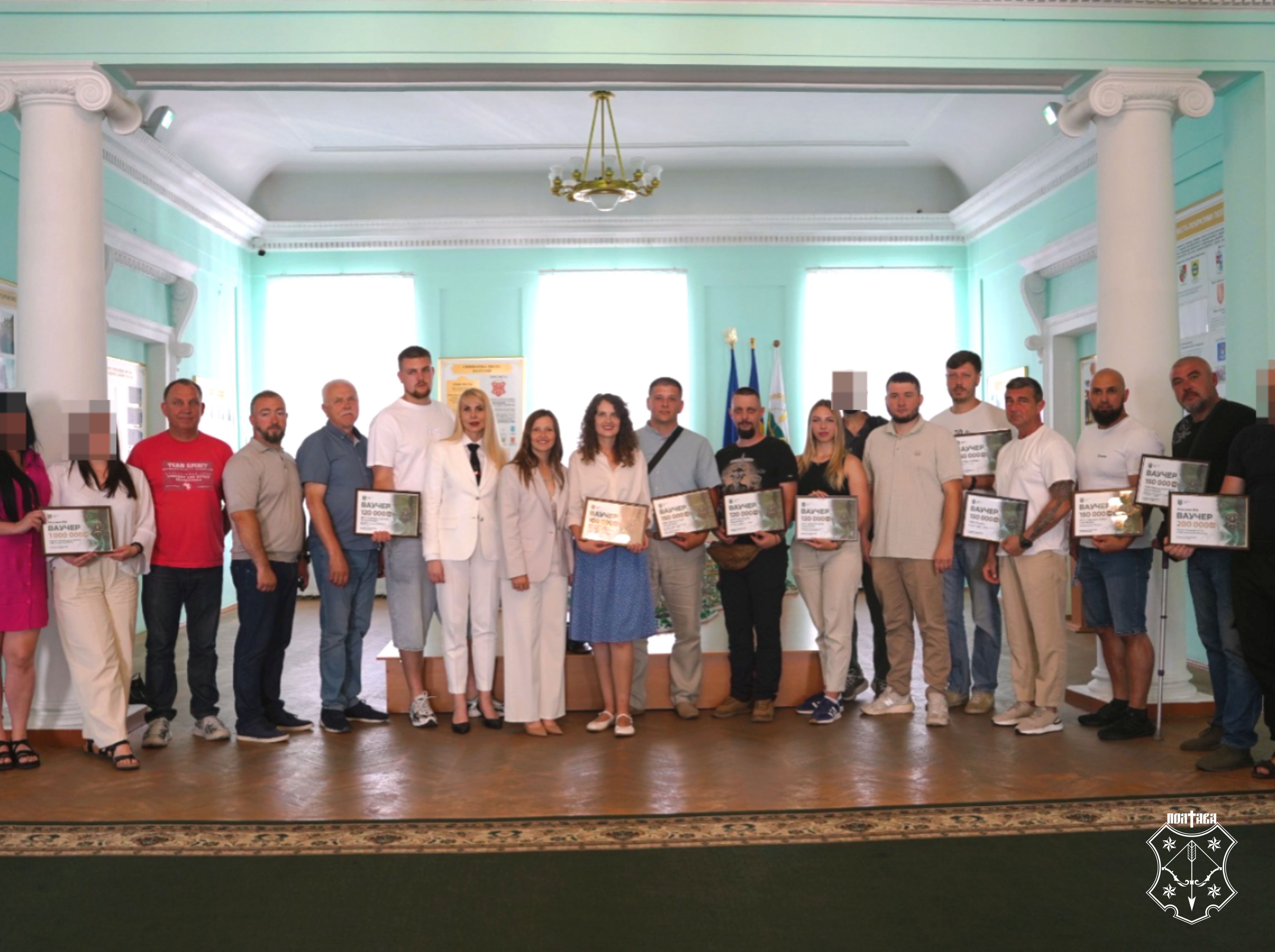 У Полтаві переможці міських програм отримали ваучерну підтримку із місцевого бюджету