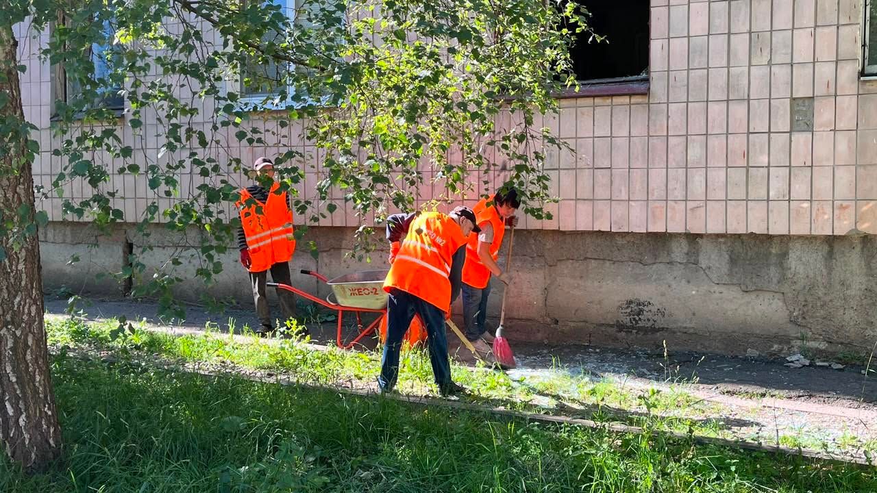 Триває ліквідація наслідків російського обстрілу Полтави 20 червня
