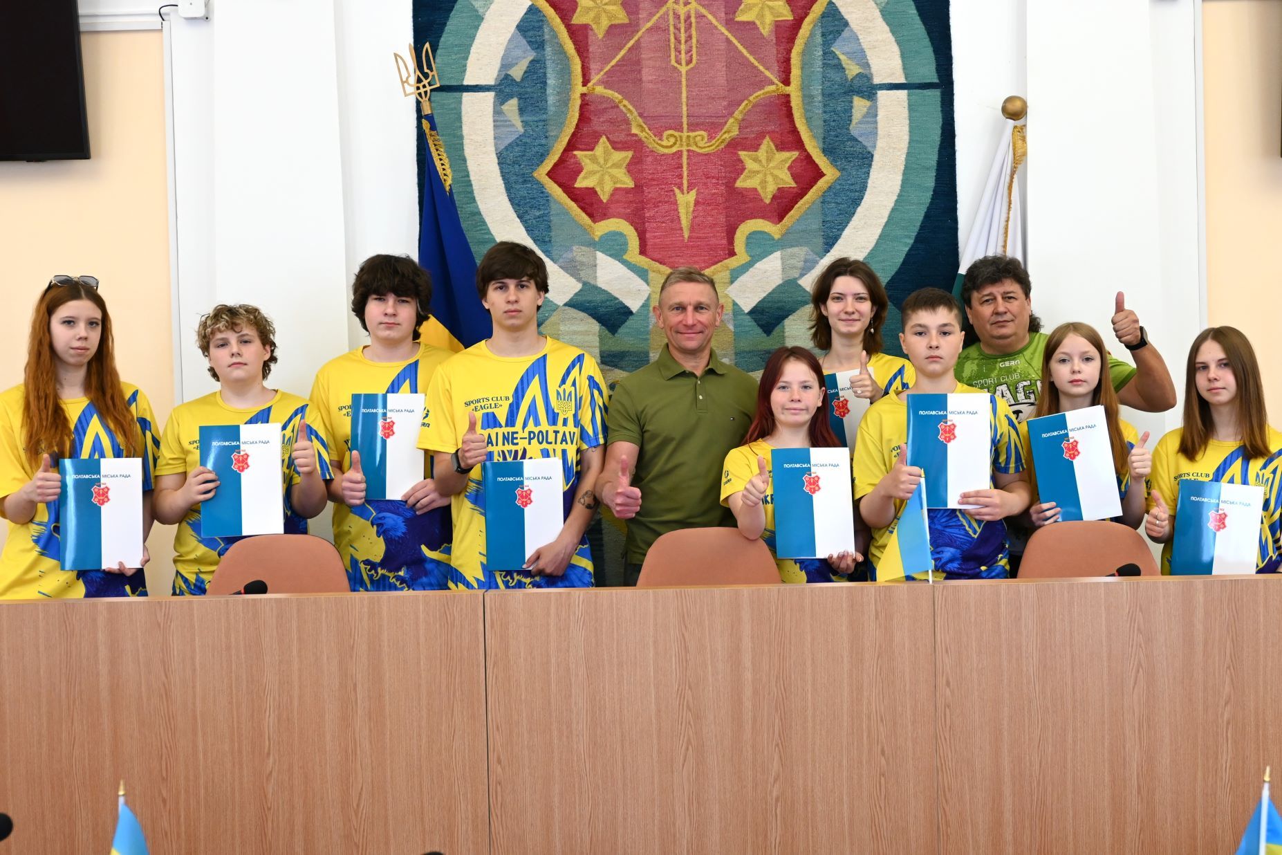 У Полтаві відзначили спортсменів клубу «Орел»