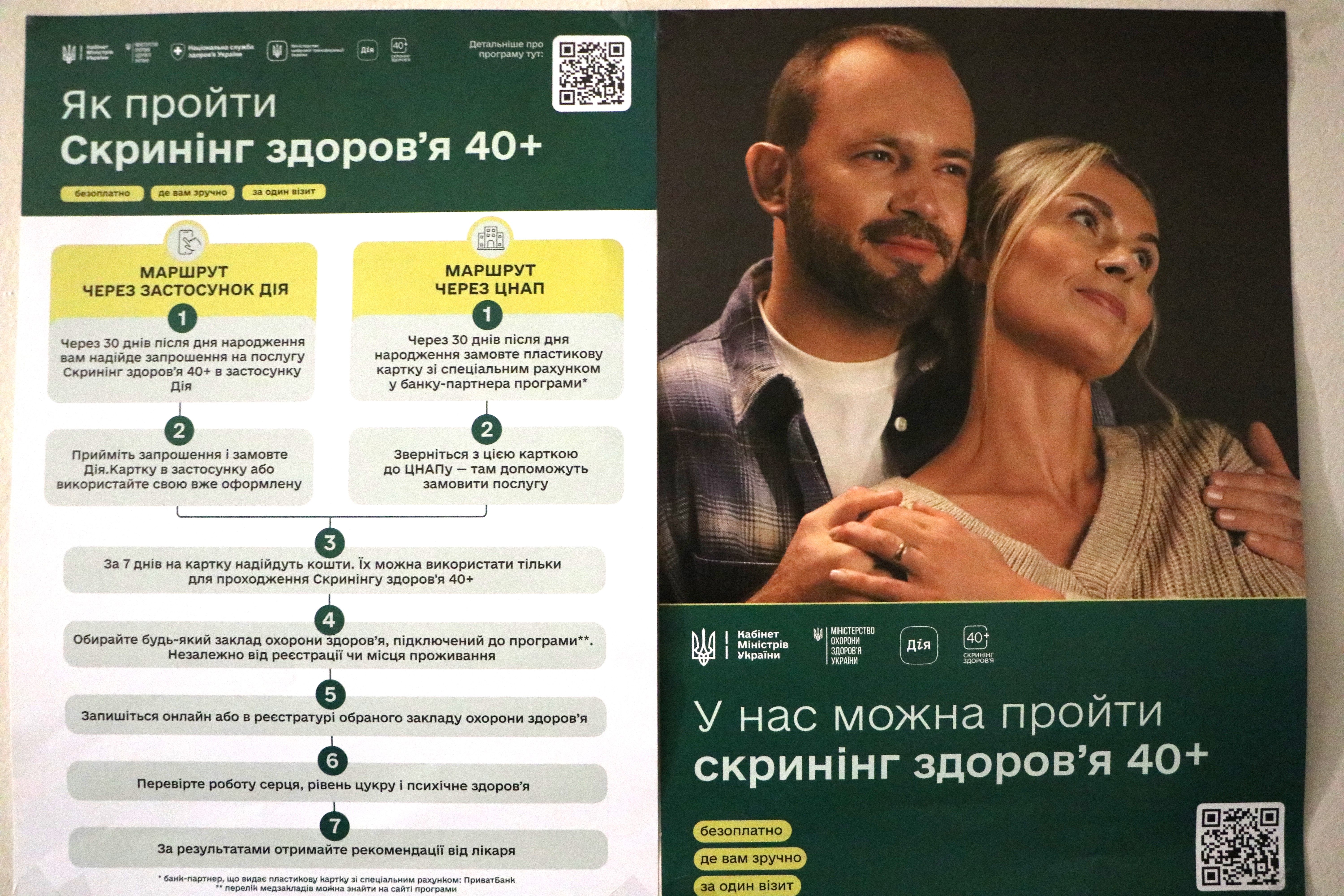 У Полтаві понад 3200 людей пройшли «Скринінг здоров’я 40+»