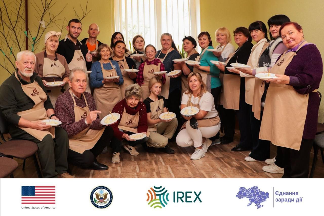 "Галушки єднають": у Полтавській громаді реалізували проєкт для згуртування мешканців і внутрішньо переміщених людей
