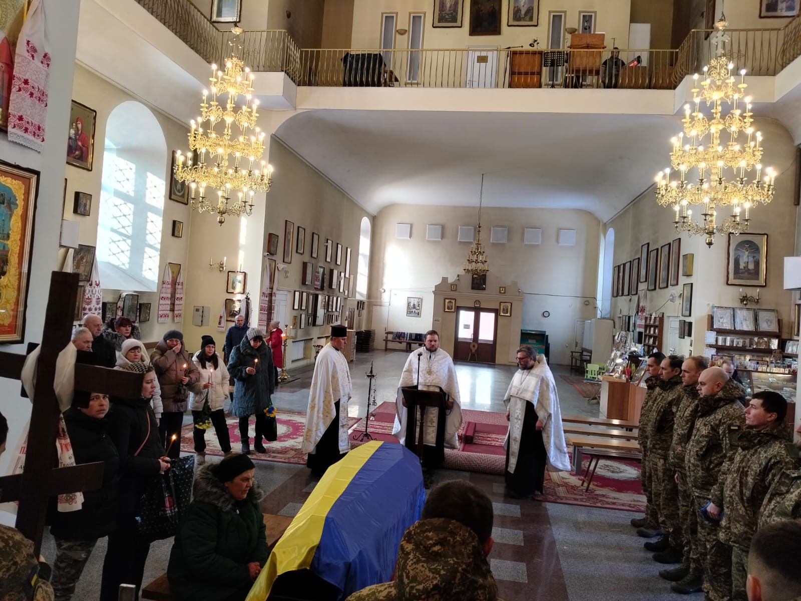 Полтавська громада попрощалась із загиблим захисником України