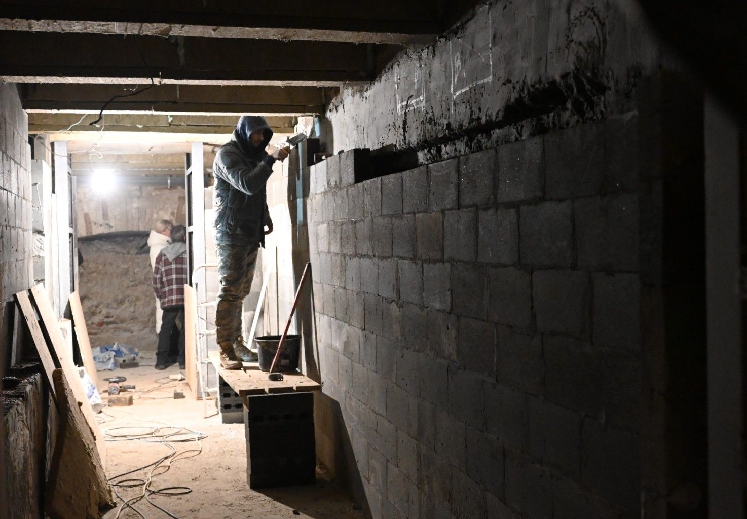 У Ліцеї №1 триває ремонт укриття 