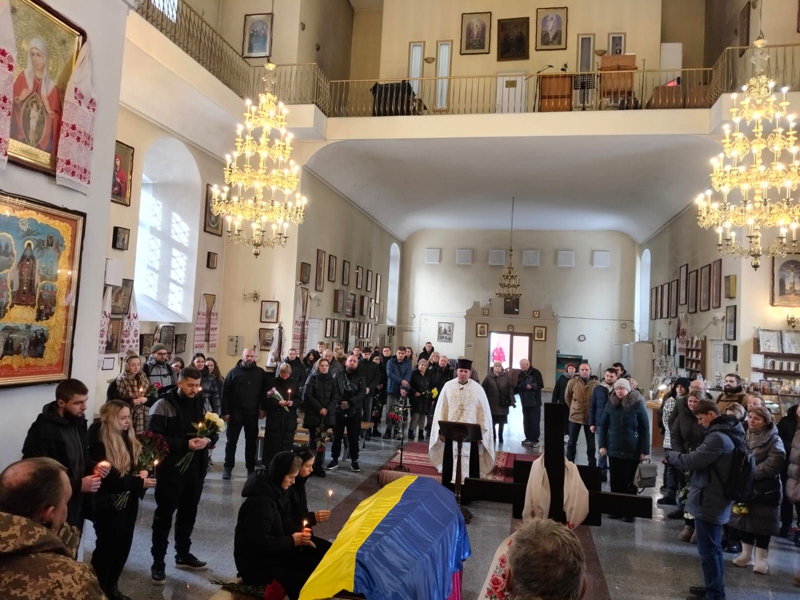 Полтавська громада попрощалась із загиблим захисником України