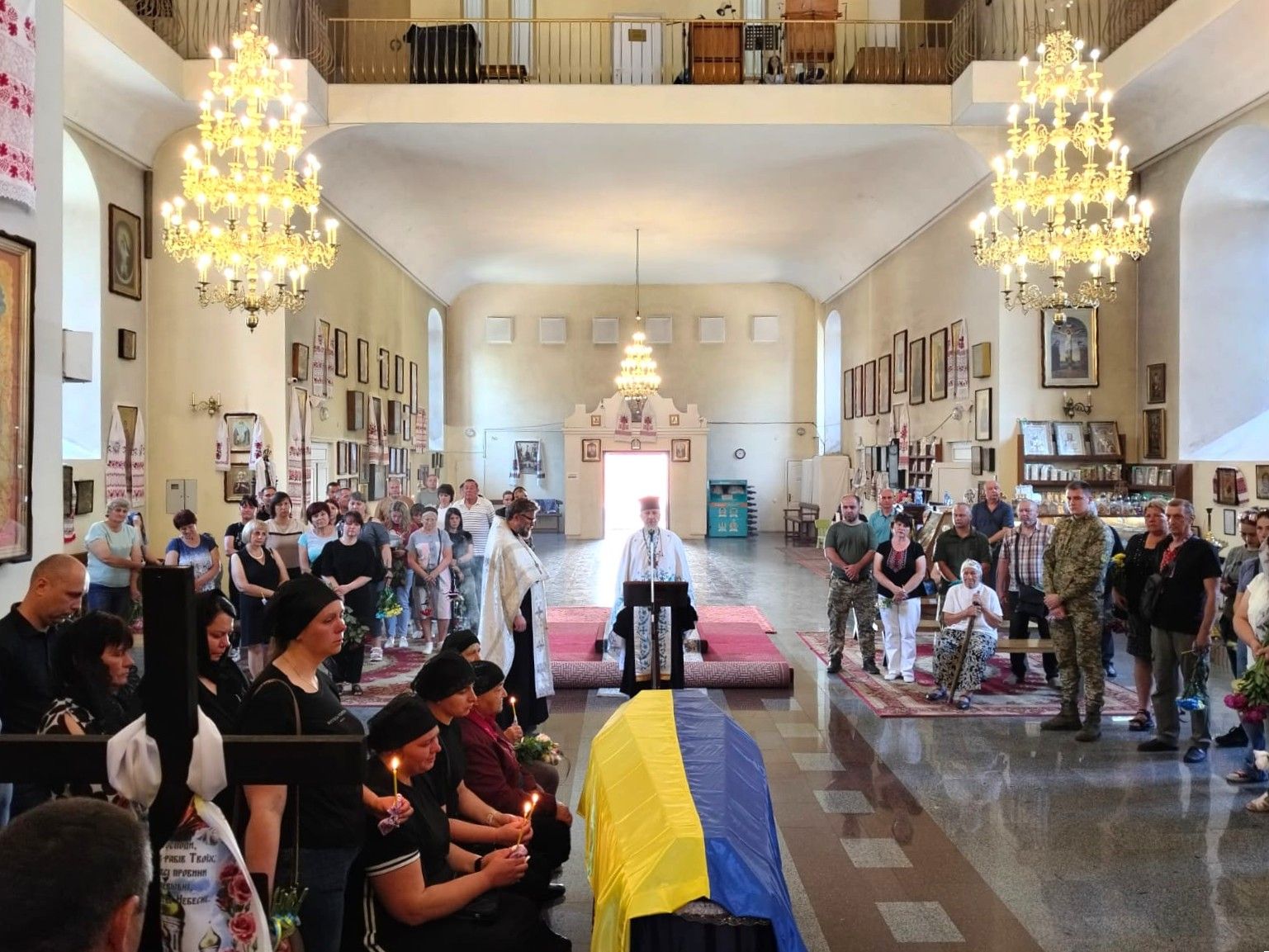 Полтавська громада попрощалась із загиблим захисником України