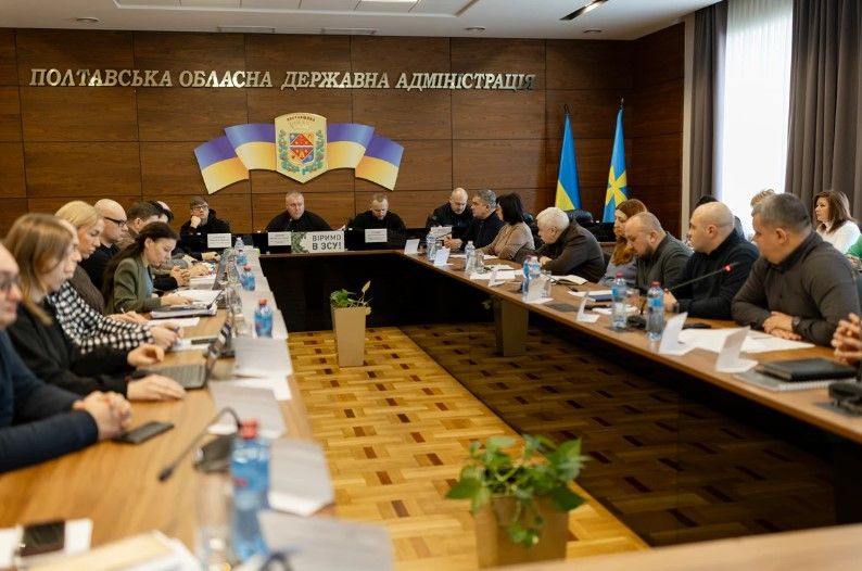 Ситуацію в енергосистемі та стан доріг: відбулася апаратна нарада у Полтавській ОВА