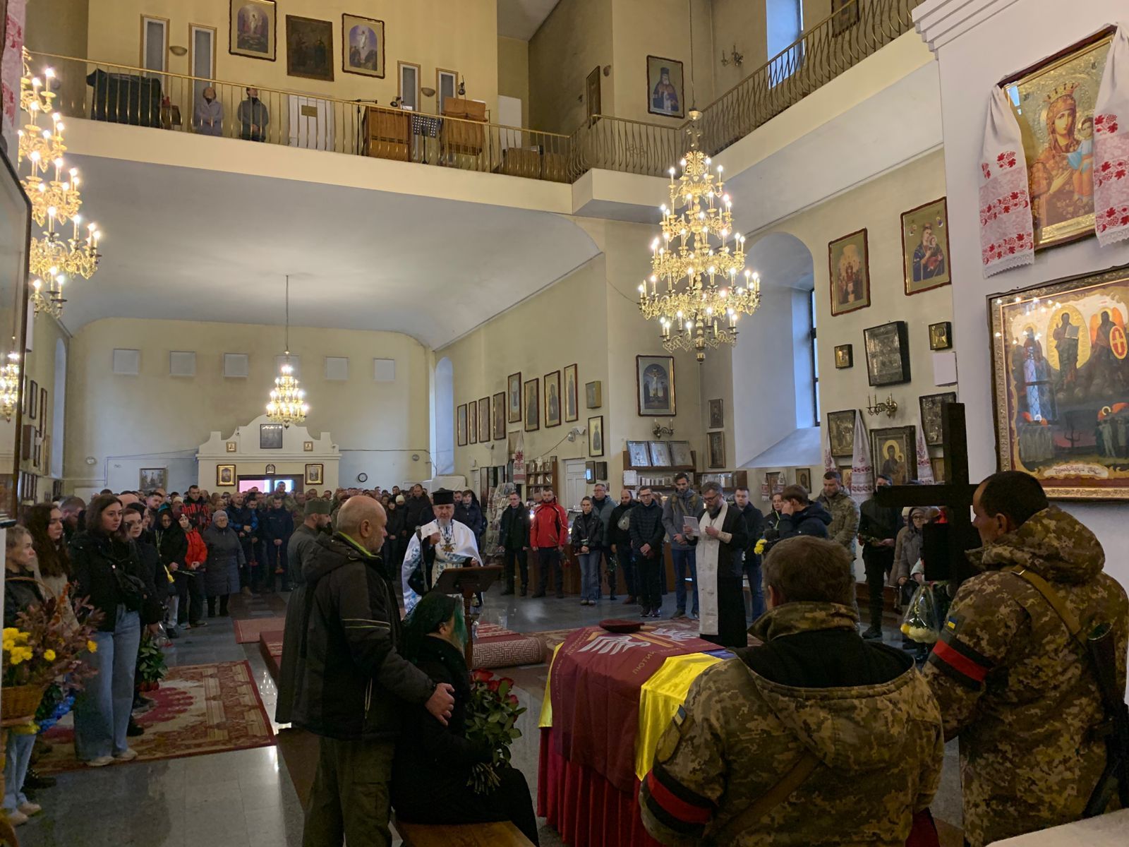 Полтавська громада попрощалась із загиблим захисником України