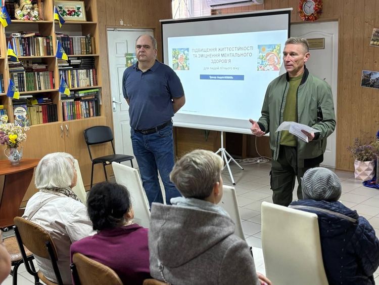 У Полтаві для людей поважного віку провели тренінги з підтримки ментального здоров’я